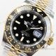 2023 Super Clone Rolex GMT-Master ii Jubilee EW Factory Cal.3285 Watch in Two Tone Black Ceramic (4)_th.jpg